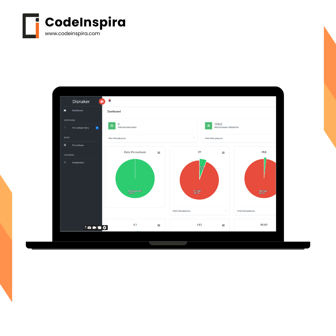 Jasa Pembuatan Aplikasi Dashboard